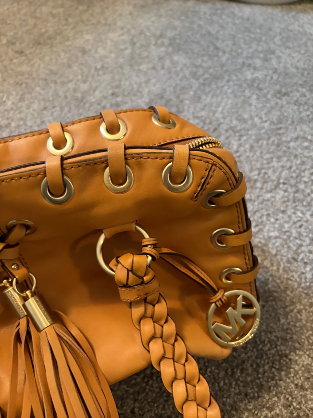 Michael Kors Brown Leather Shoulder Bag - Picture 15 of 16